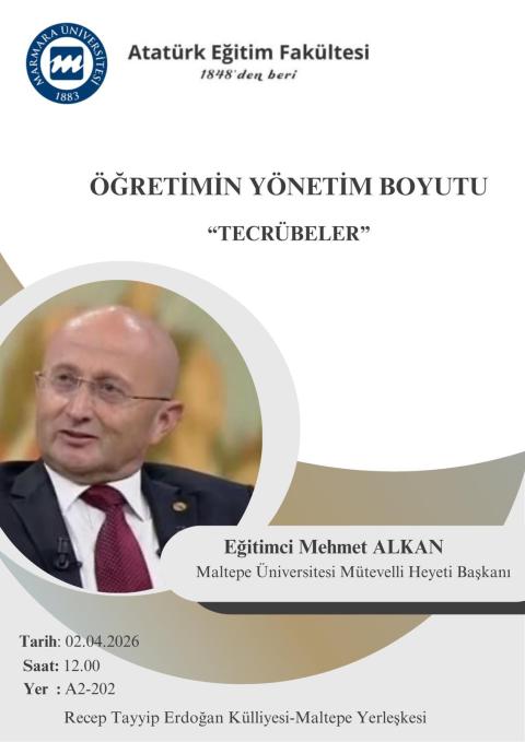 Öğretimin Yönetim Boyutu: "Tecrübeler"